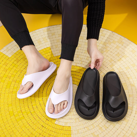 Summer Outside Wearing Bathing Beach Couple Flip-flops