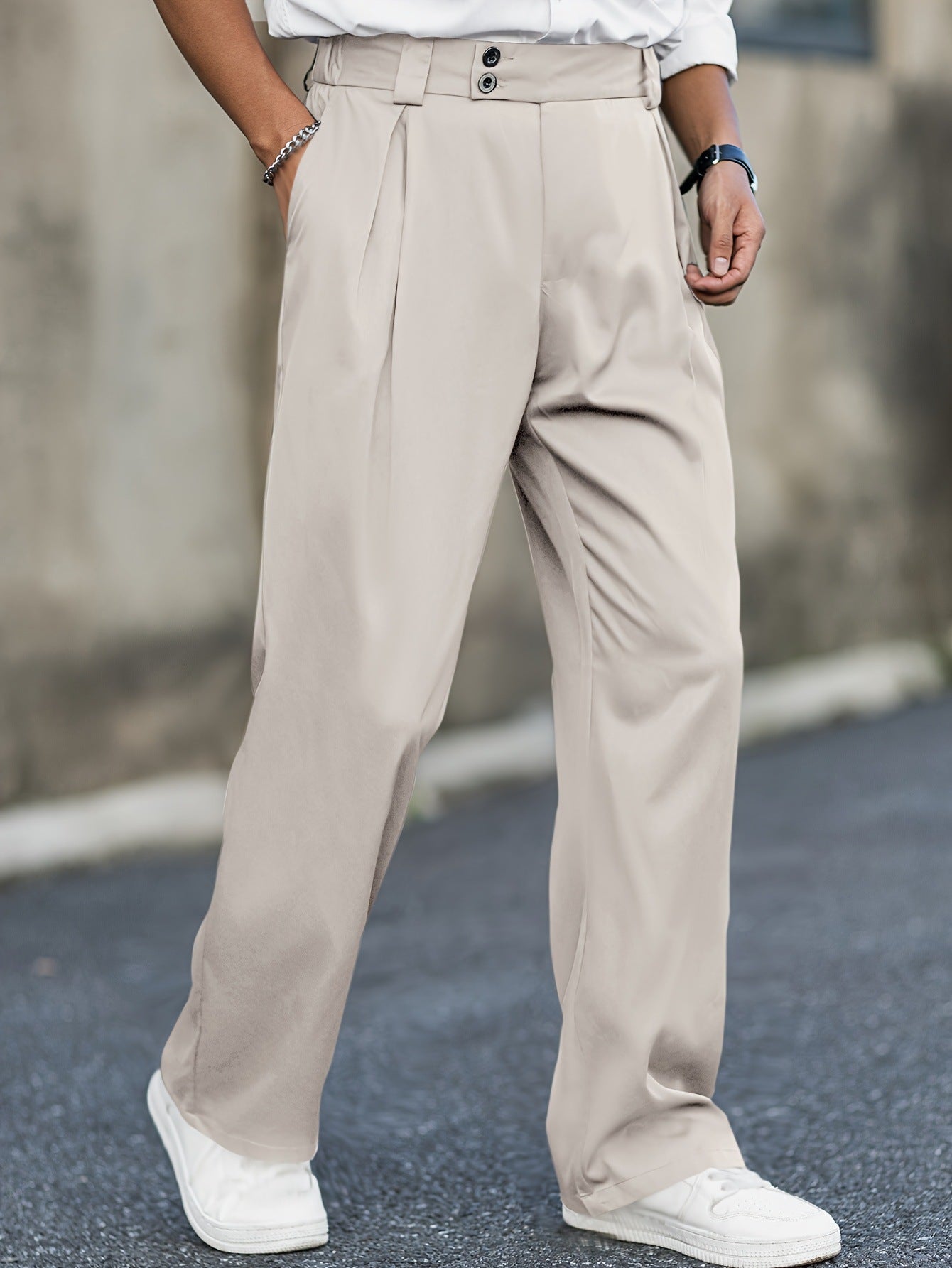 Men's Trousers  Loose Casual Wide Waist