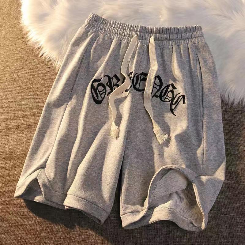 Men's And Women's Embroidered Letters Casual Five-point Shorts