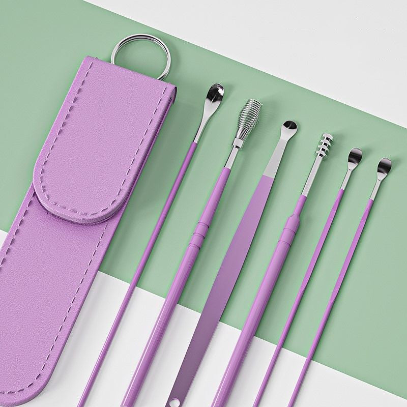Ear Pick New Stainless Steel Ear Digging Suit