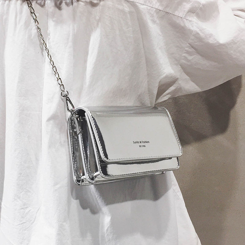 Korean Style Small Square  Fashion Simple Messenger Bag