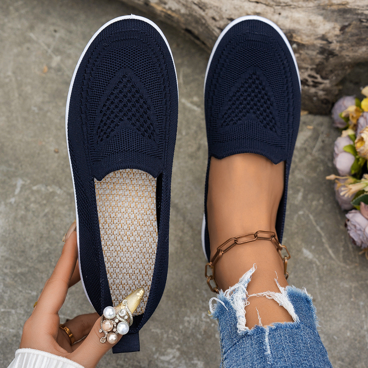 Women's Shoes Summer New Women's Mesh Surface Shoes Casual Fashion