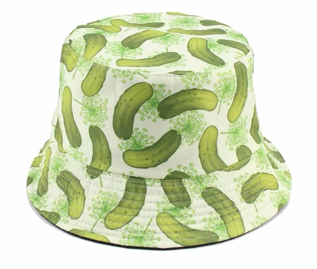 Creative Pattern Series Double-sided Wear Sunshade Breathable Bucket Hat