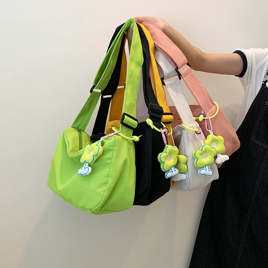 Fashionable Nylon One Shoulder New Simple Casual Crossbody Bag For Women