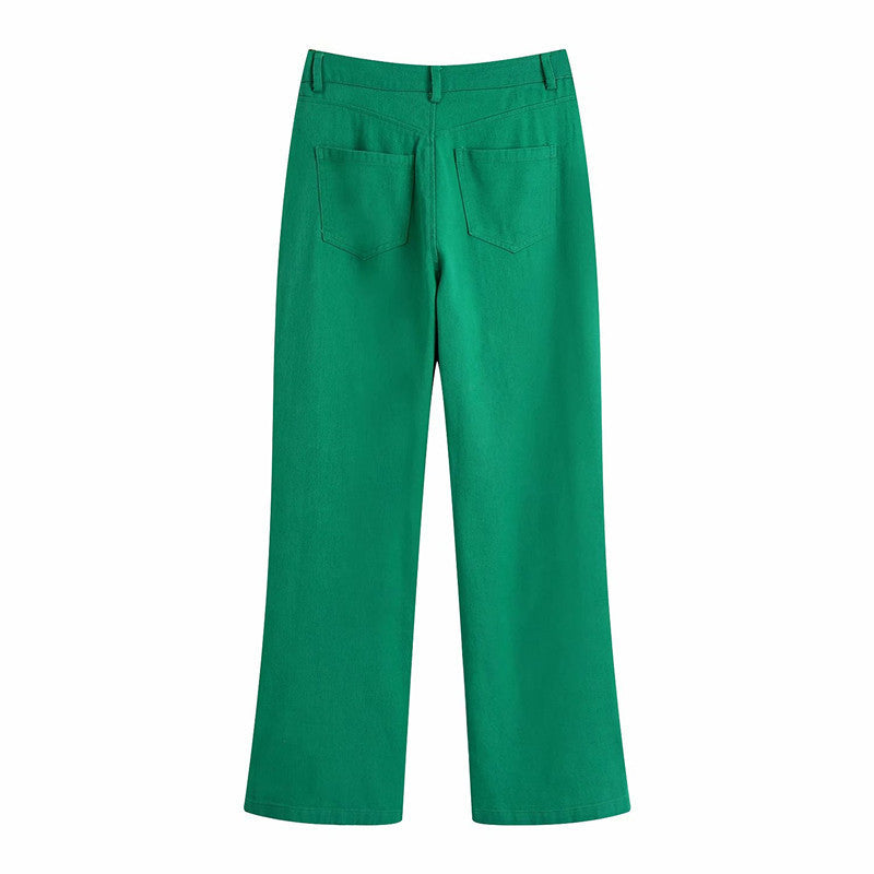 High-rise Wide-leg Jeans