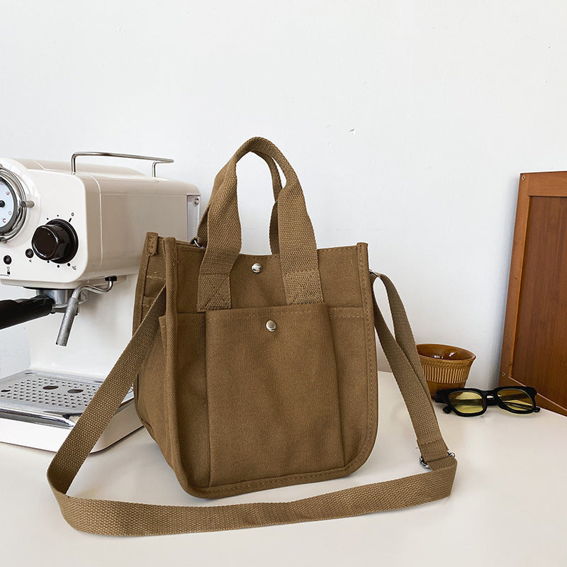Retro Simple Large Capacity Canvas Messenger Bag