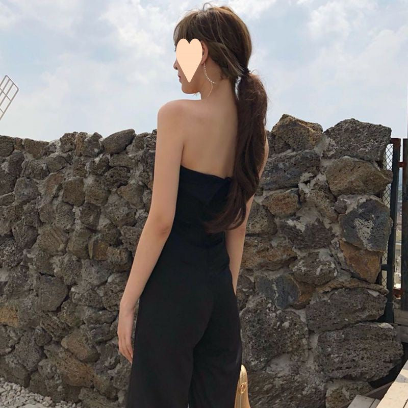 New Slim Fit Tube Top Jumpsuit Women