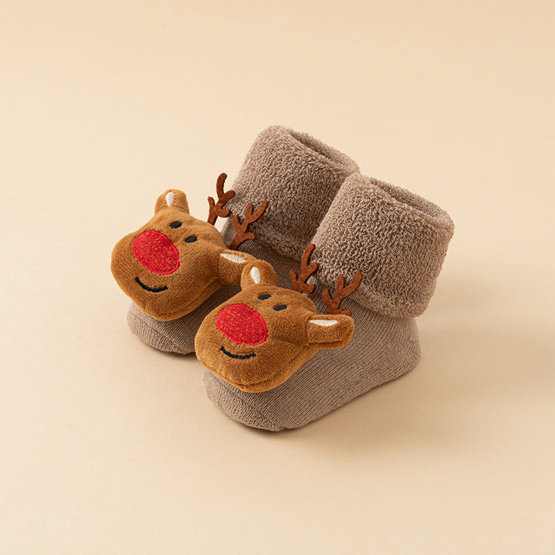 Hickened Warm Non-slip Dispensing Room Male And Female Baby Toddler Socks