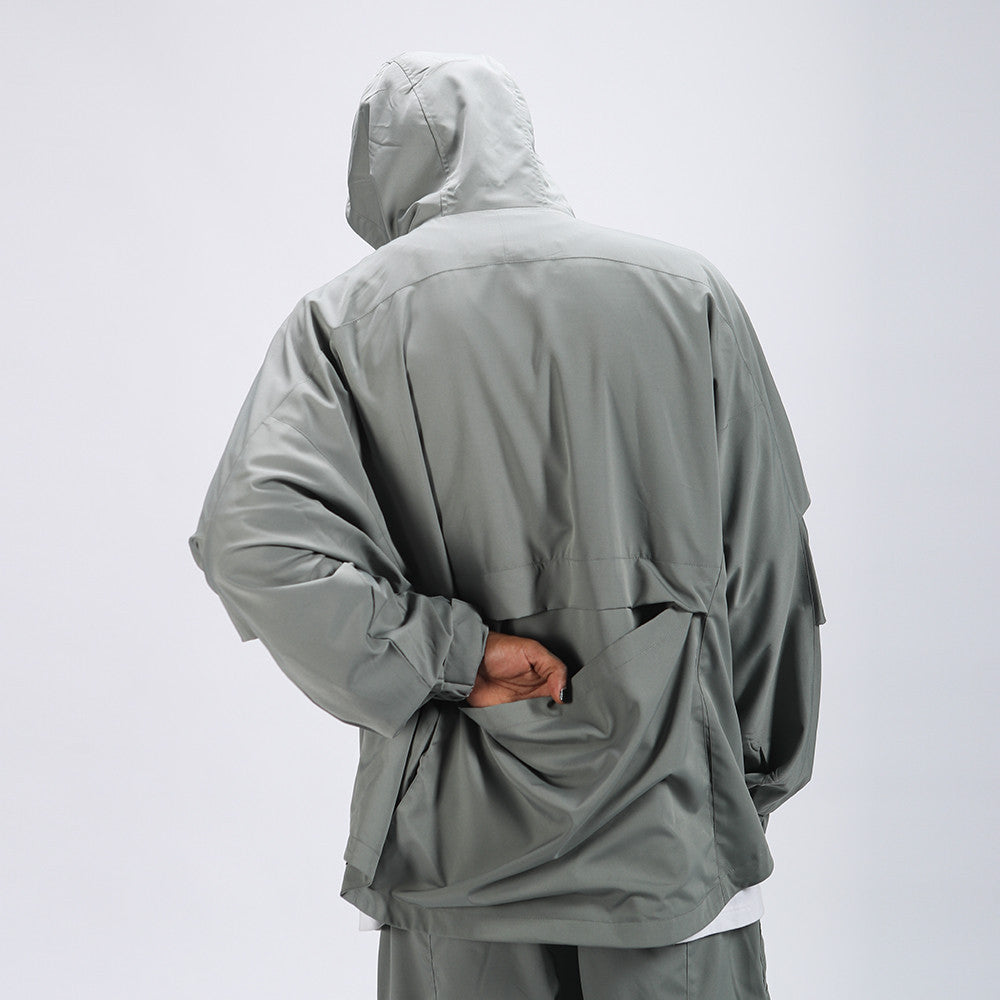 Men's Hipster Ins Niche Loose Hooded Jacket