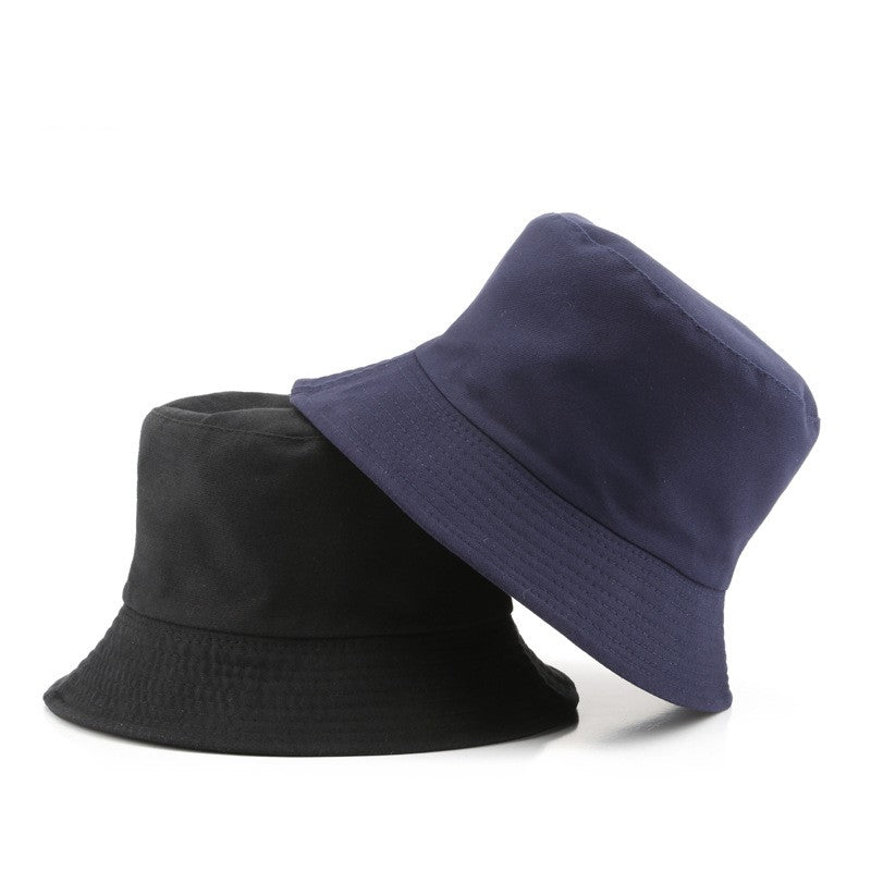 Solid Color Fisherman's Outdoor Sunscreen Shading Sun Hat Basin Hat