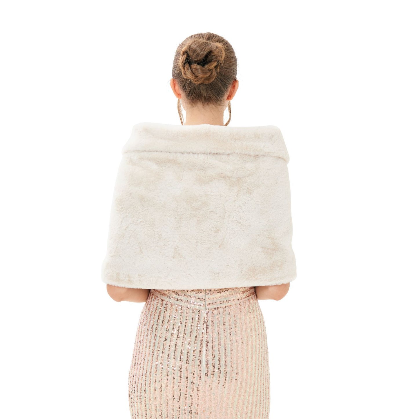 Fashion Faux Fur Women's Shawl