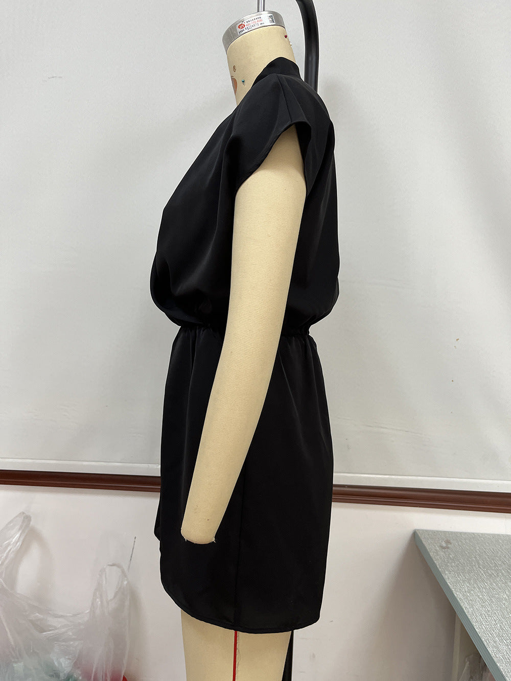 European And American V-neck Short Sleeve Shorts Suit