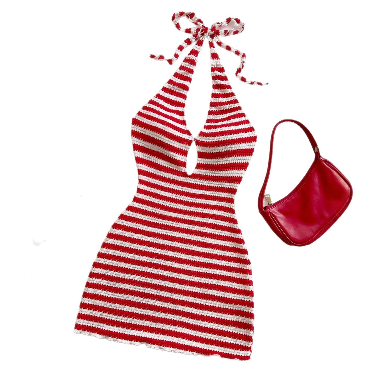 French-style Layered Ruffle Mini Dress For Women