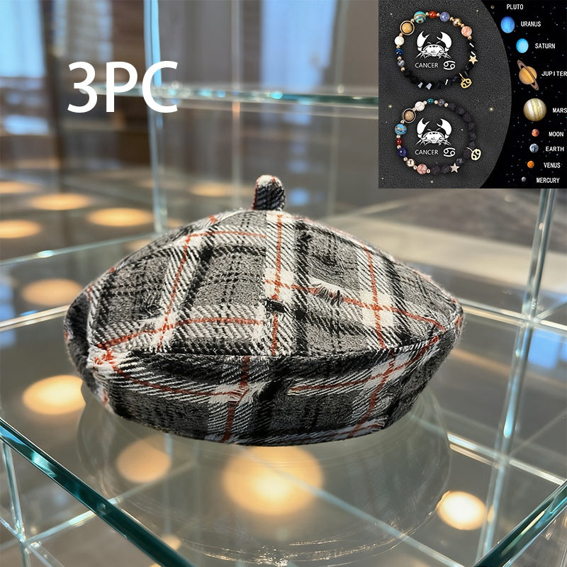 British-style Casual Painter Hat That Is Versatile And Can Show Off Your Face