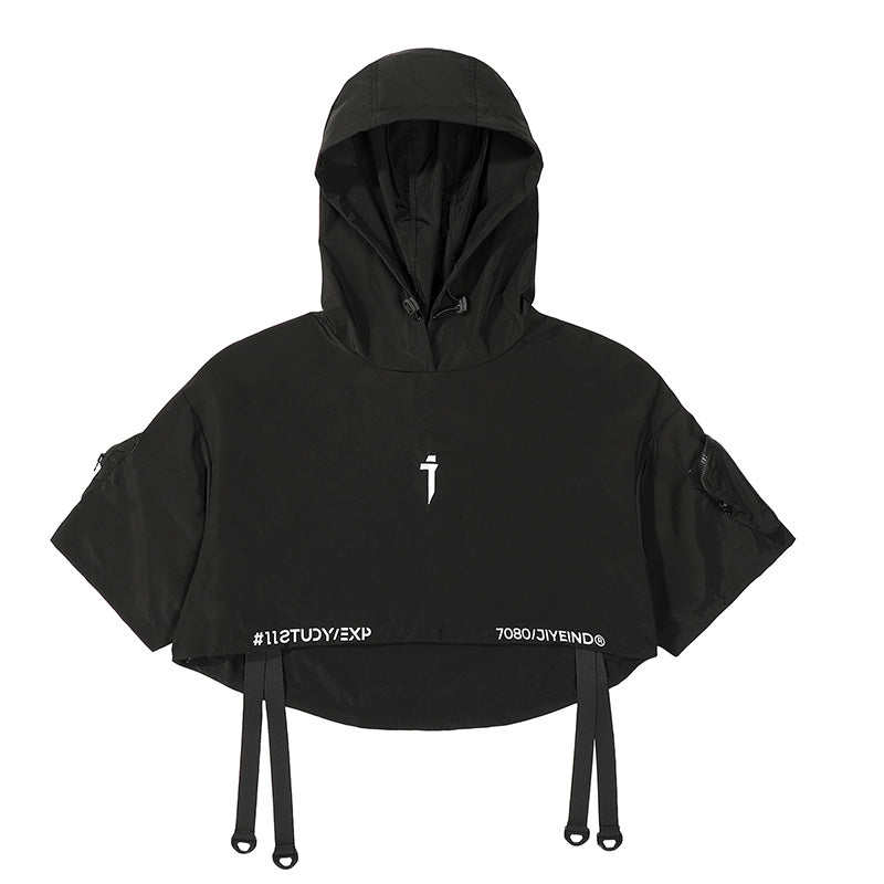 Hooded Shawl Men's Loose Casual Hip Hop Tide Brand Top