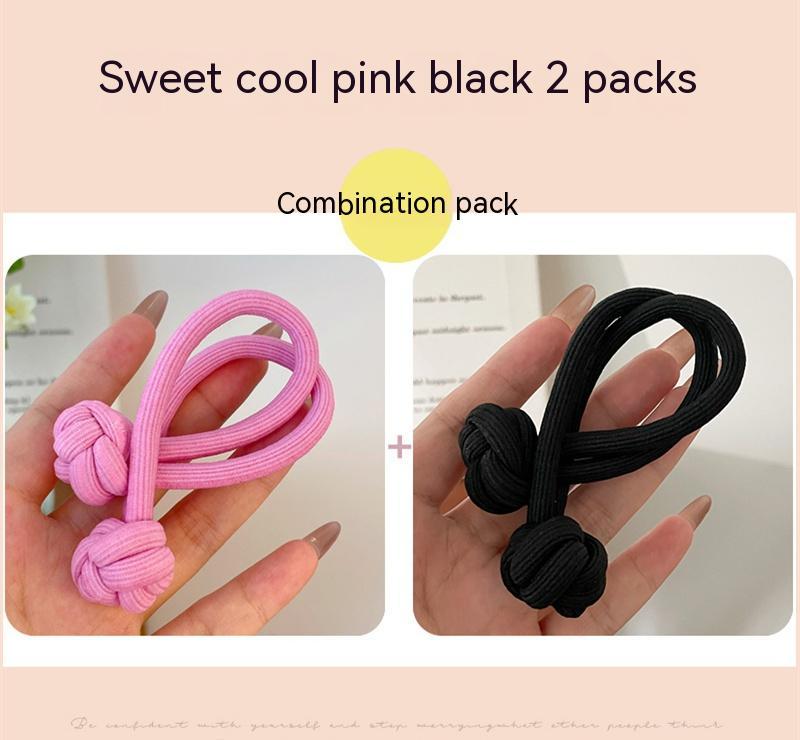 Girls' High-end Hair Band With Rubber Band