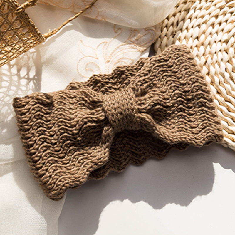 Outgoing Wool Hairband Retro Wide Brim