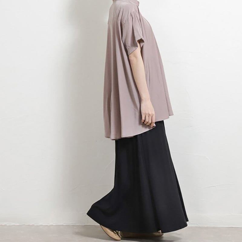 Spring And Summer Women's Large Swing Flare Skirt Long