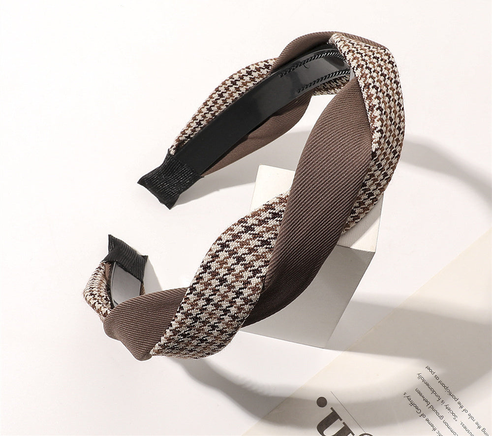 Curry Cross Hair Band Fashionable And Versatile