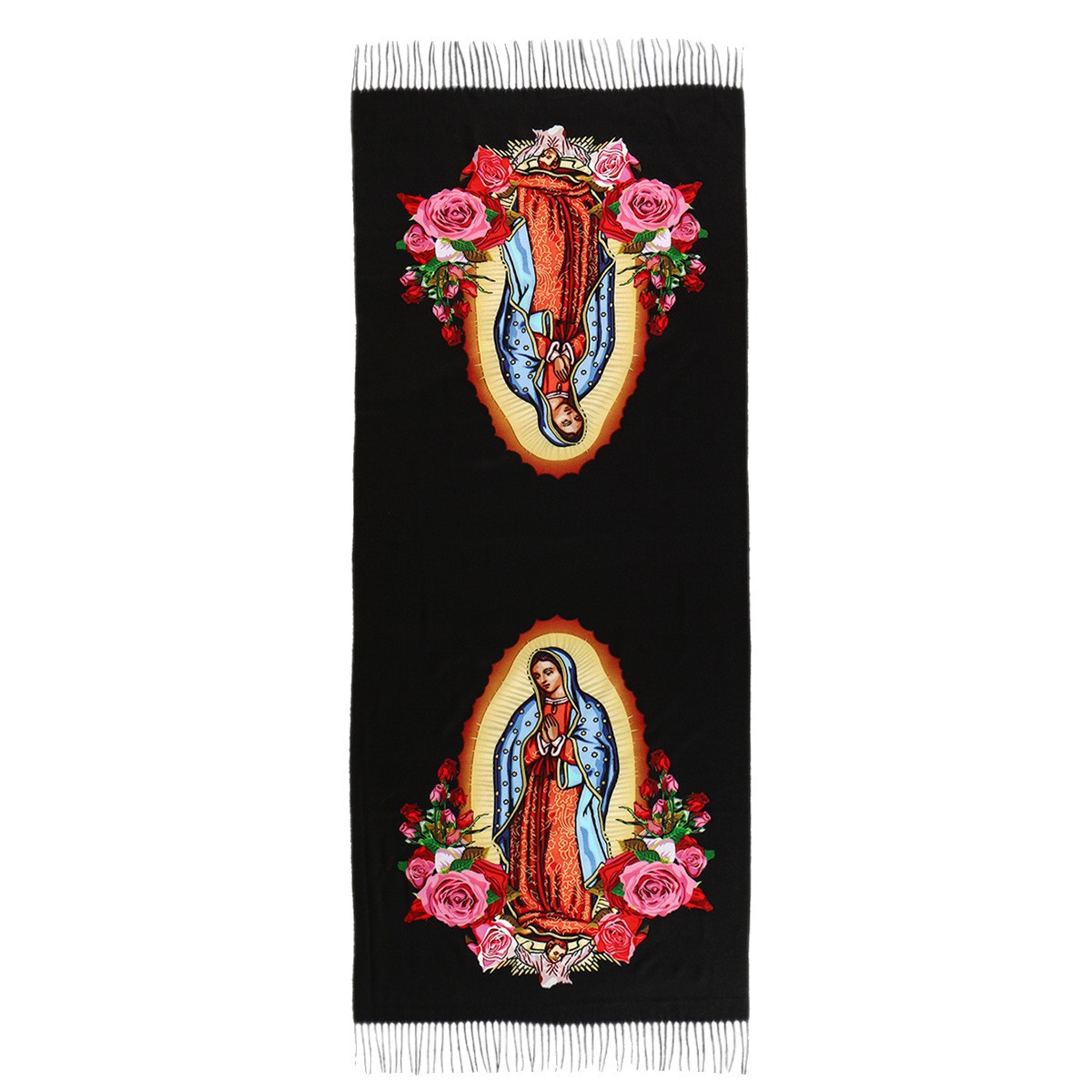 Virgin Printed Cashmere Women's Scarf All-match High Quality Warm Bib Shawl