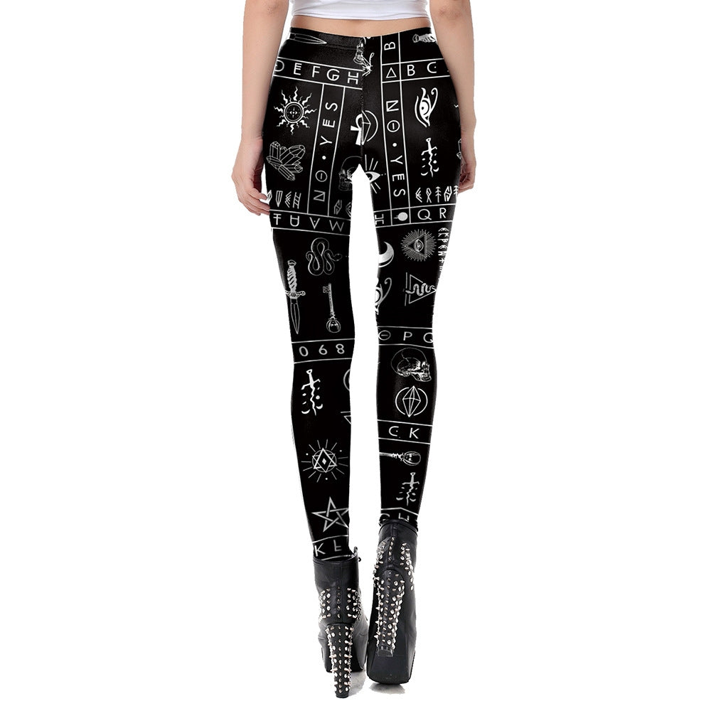 3D printed women's leggy pants