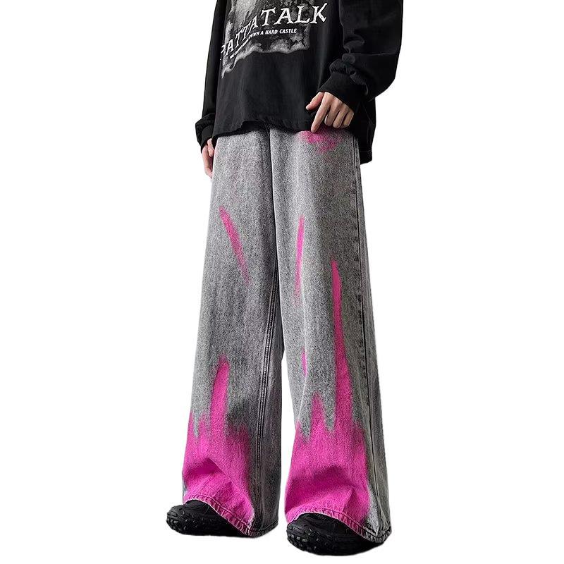 Men's Fried Street Graffiti Jeans
