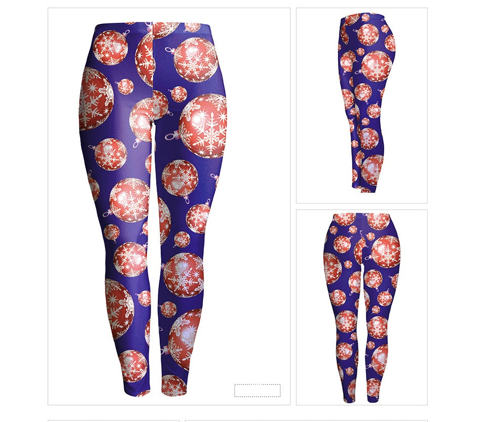 3D Limited Edition Christmas Leggings