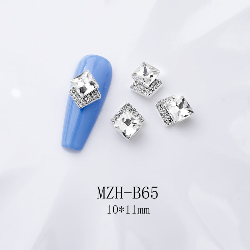K9 Ultra-Shiny Flat-Back Rhinestones In White For Nail Art Decorations