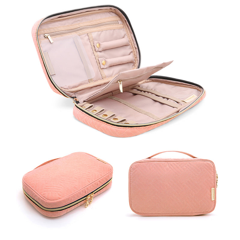 Portable storage travel jewelry bag