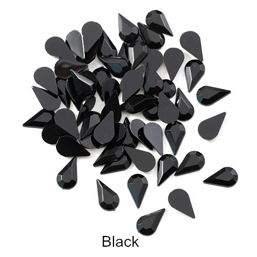 Water Drop Acrylic Flat Bottom Rhinestone DIY Nail Art Patch