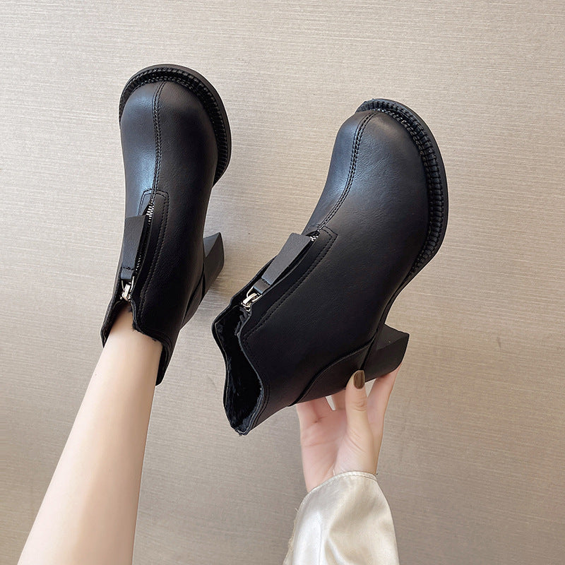 Retro Ethnic Style Women's Mid-heel Martin Boots