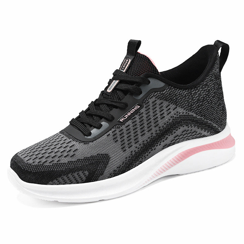 Running Shoes Breathable Soft Bottom Trend Couple Sneakers