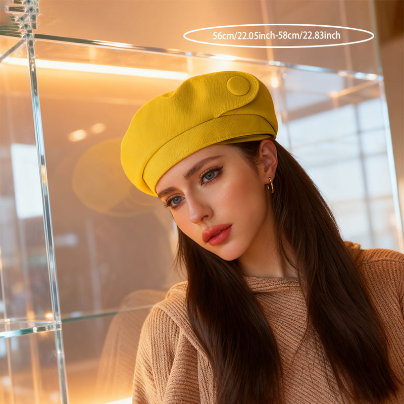 British-style Casual Painter Hat That Is Versatile And Can Show Off Your Face