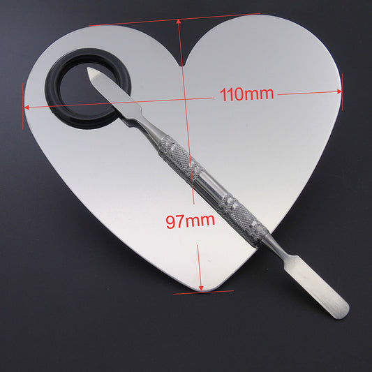 Stainless steel painted palette