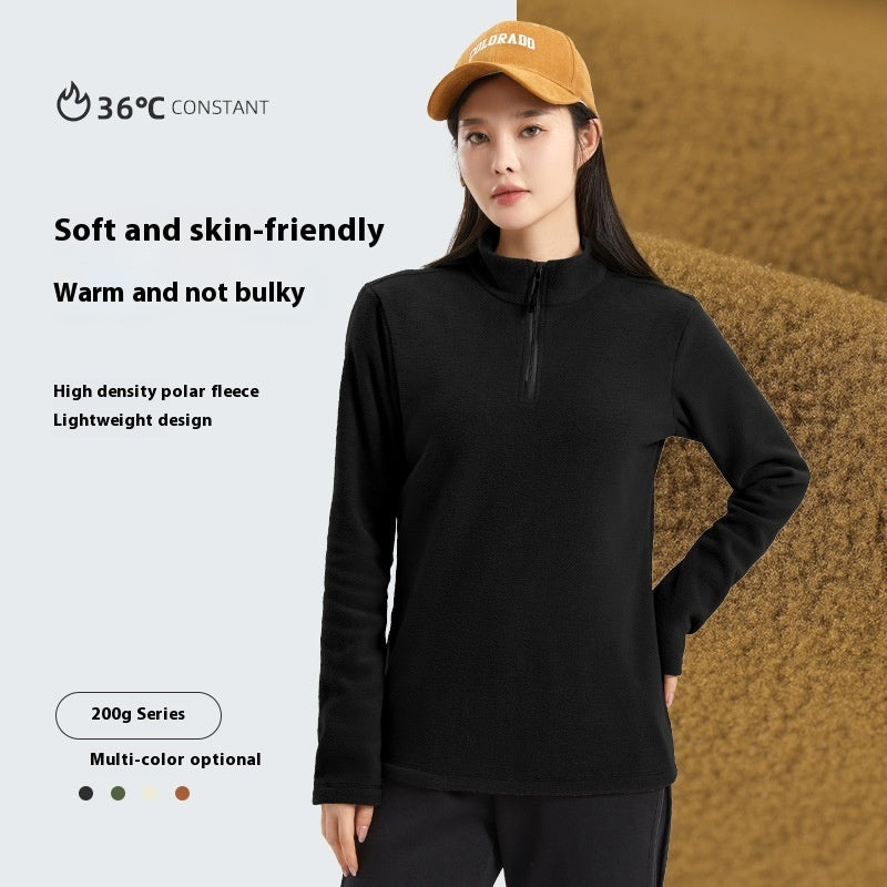 Double-sided Velvet Autumn And Winter Warm Polar Fleece Jacket