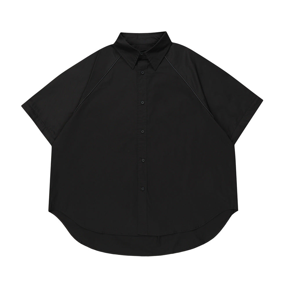 Detachable Sleeve Design Long Sleeve Shirt Men
