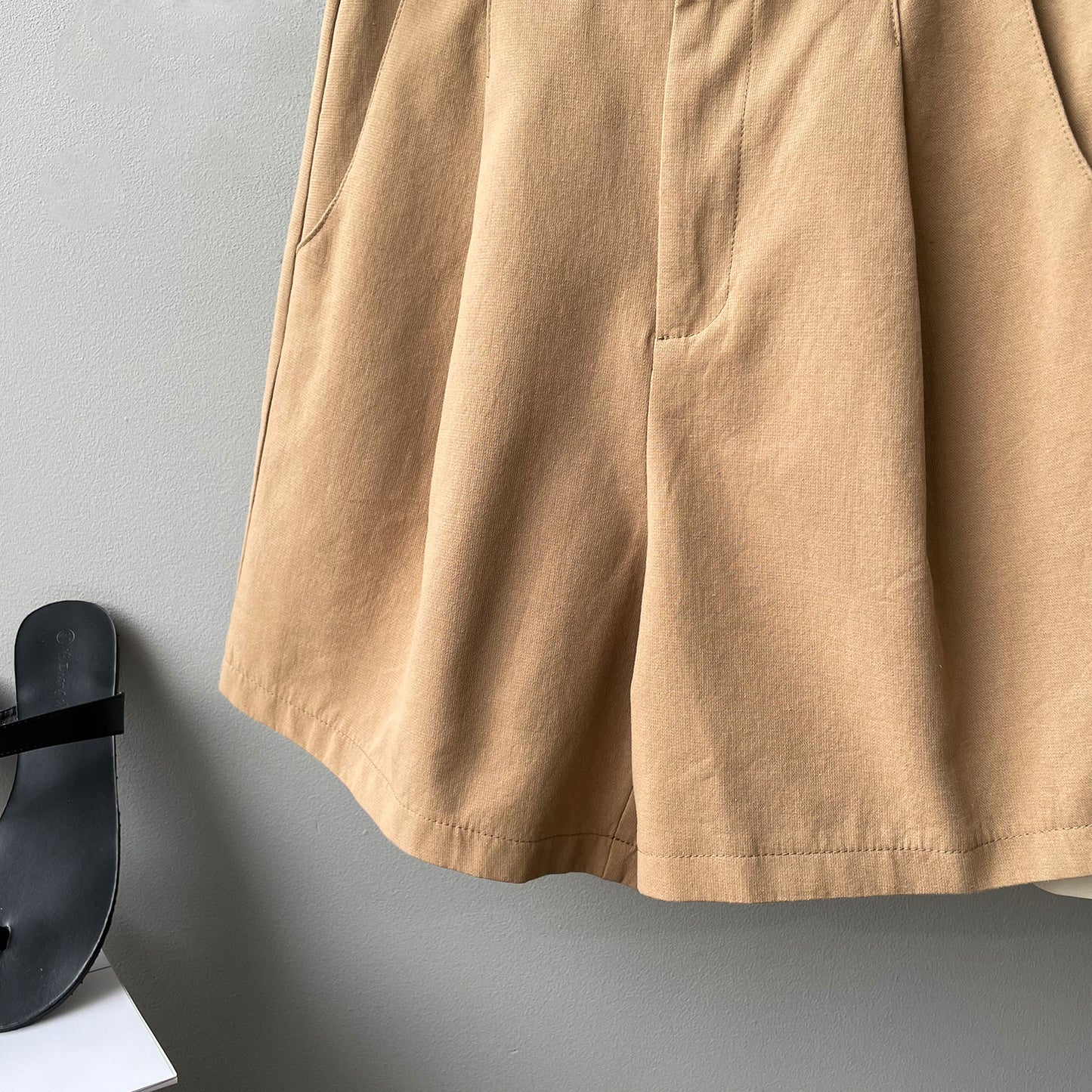 High Waist Slim Loose Straight Wide Leg Casual Pants