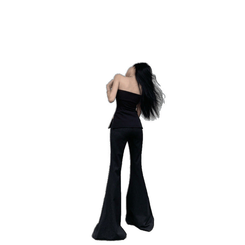 Women's Casual Coat Tube Top Summer Slim Strap