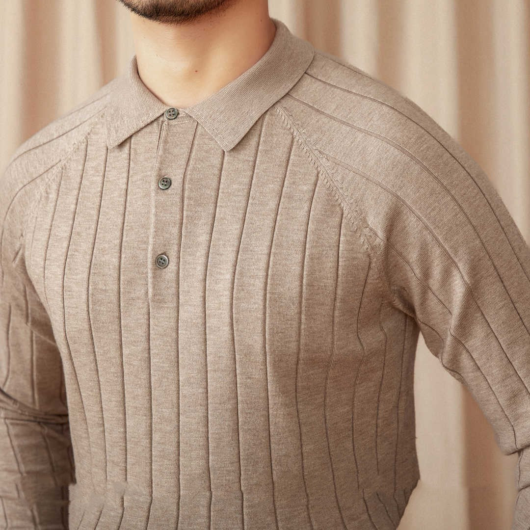 Autumn And Winter British Slim-fitting Lapel Long Sleeve