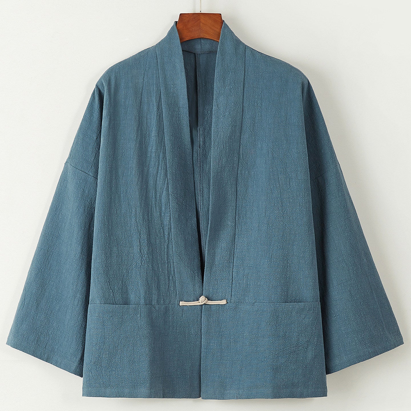 Chinese-style Tang Suit Jacket With Butterfly-knot Buttons And Wide Sleeves