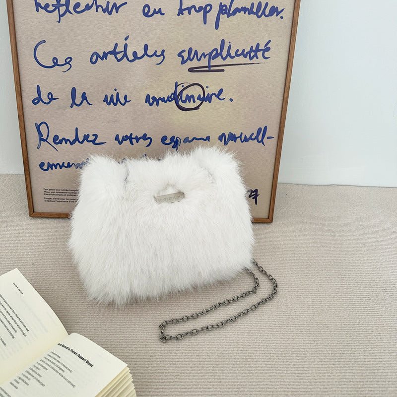 Plush Bag Women's Fashion Imitation Fox Fur