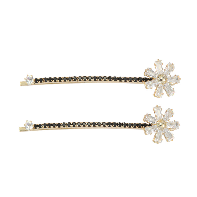 Hairpin side clip short headdress
