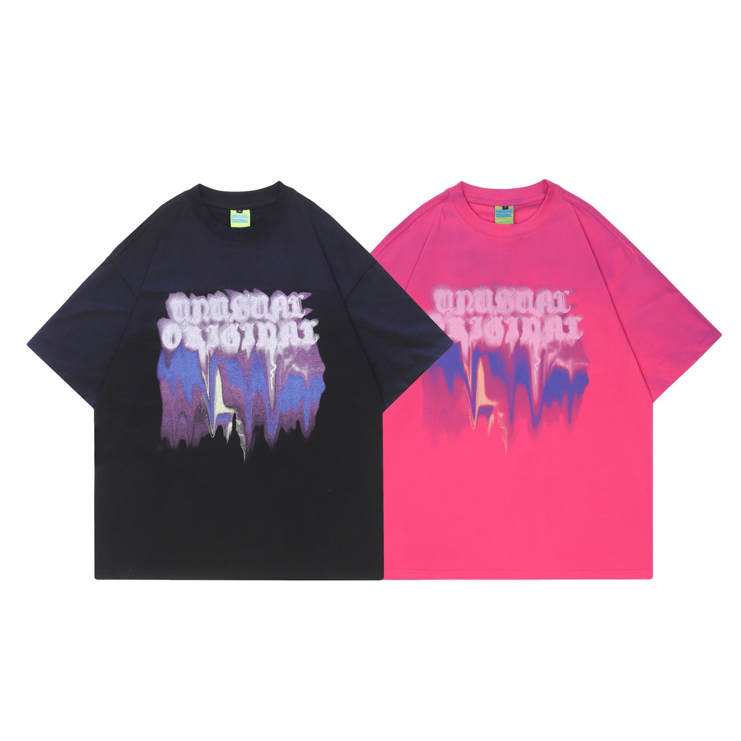 Retro Fashion Brand Letter Short Sleeve T-shirt