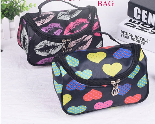 Cute Peach Heart Korean Style Fashionable Polka Dot Handbag