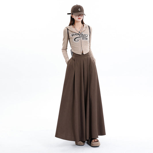 Autumn And Winter High Waist Slimming Skirt