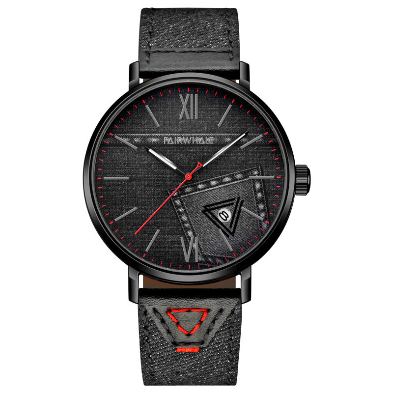 Waterproof quartz watch