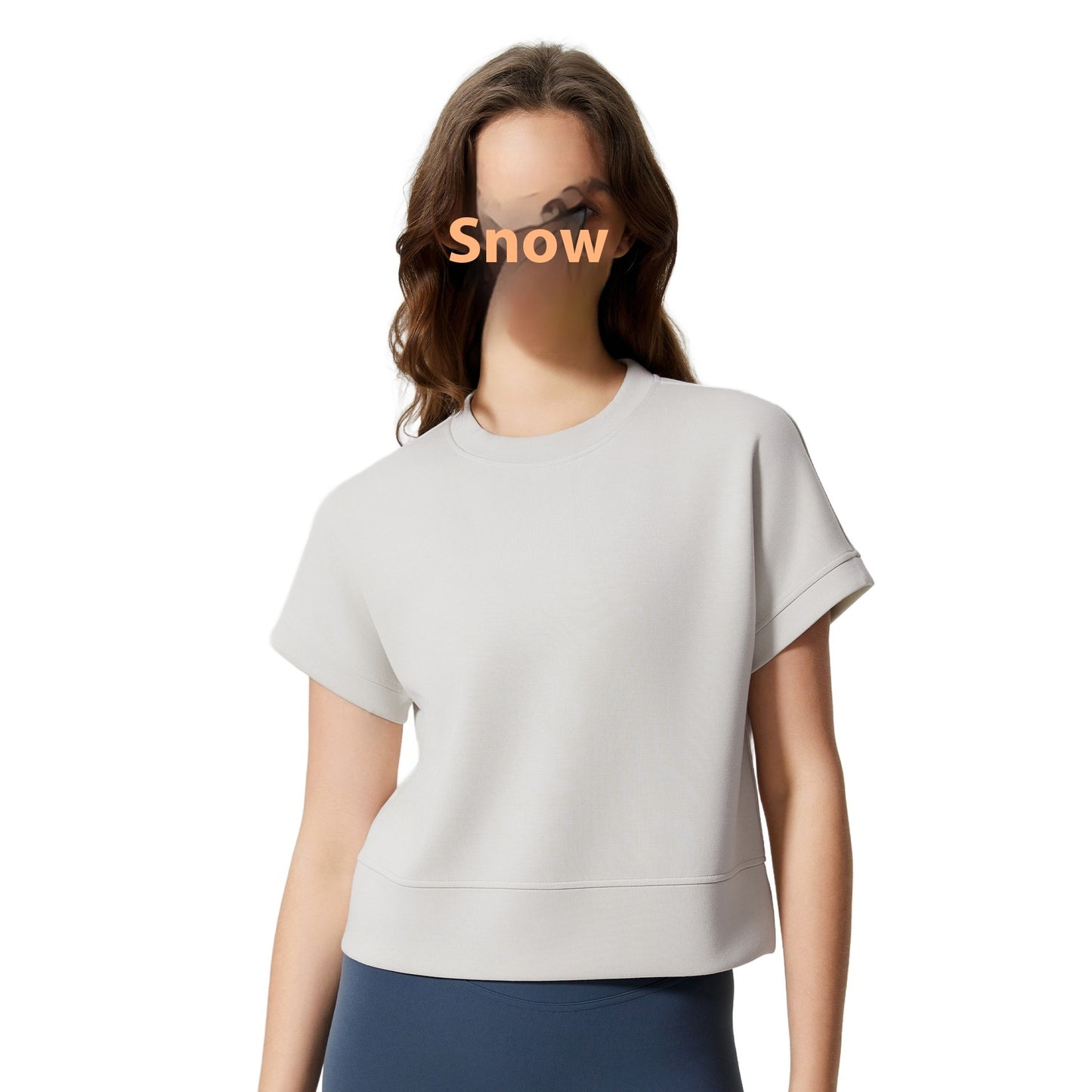 Fritidssport Cloud Sense Air Layer Kort Løs Tynd Yoga T-shirt