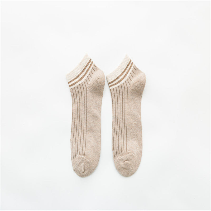 Student Socks All-Match Rainbow Breathable Stockings