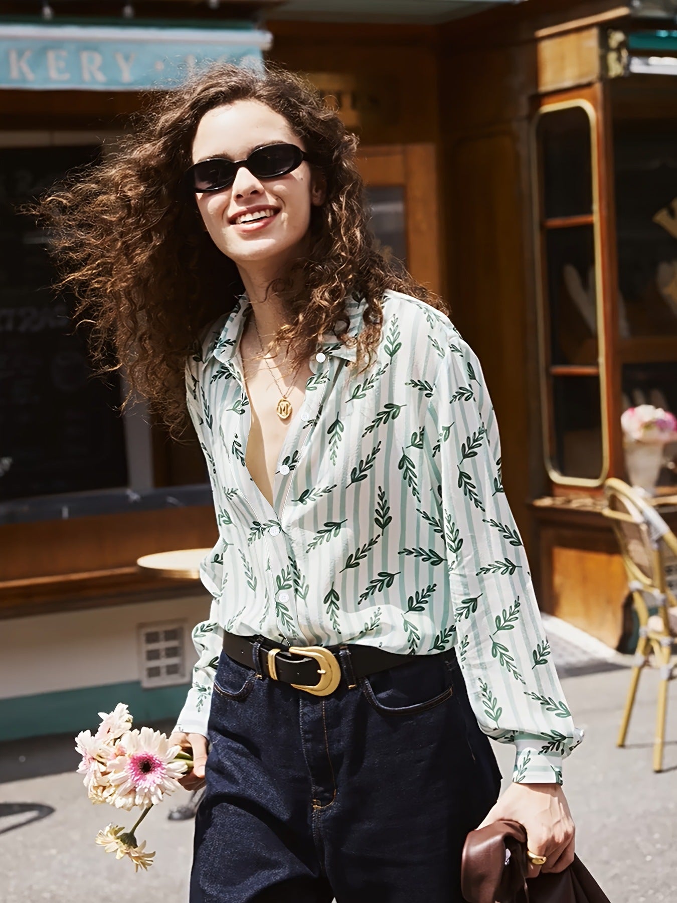Long-sleeved Loose-fitting Casual Shirt