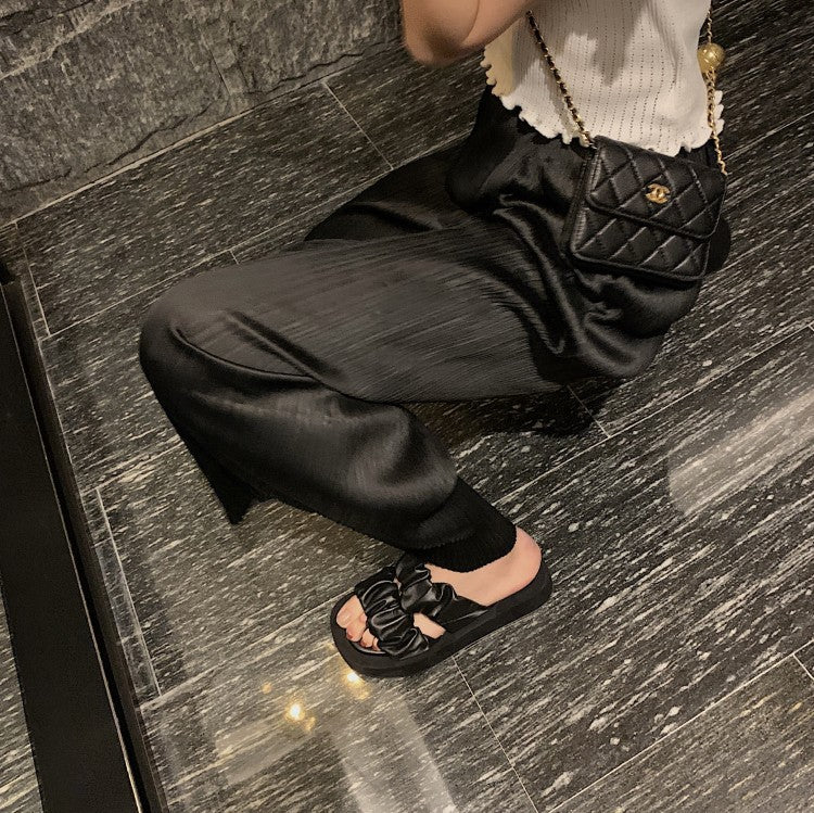 Korean Version Of Platform Sandals And Slippers Fairy  Toe